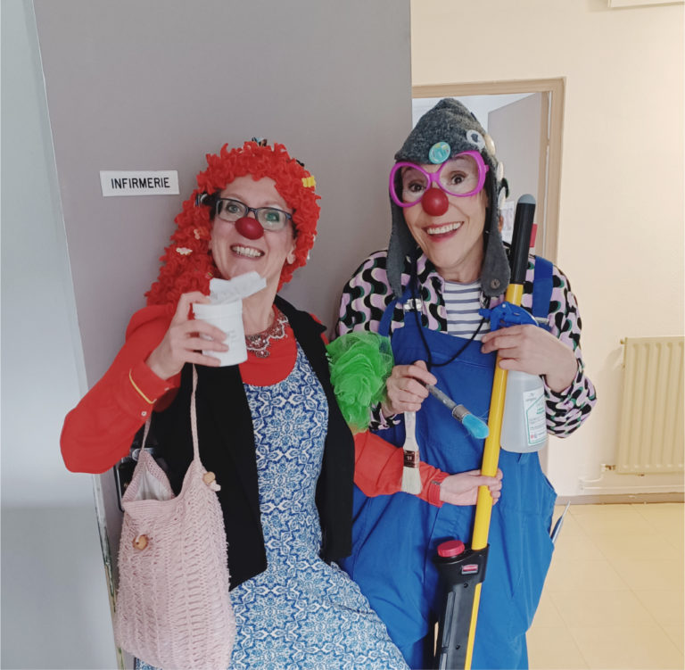 Intervention de clown social en EHPAD et milieu hospitalier dans la Loire