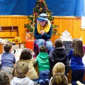 spectacle de Noël pour un village de Haute-Loire